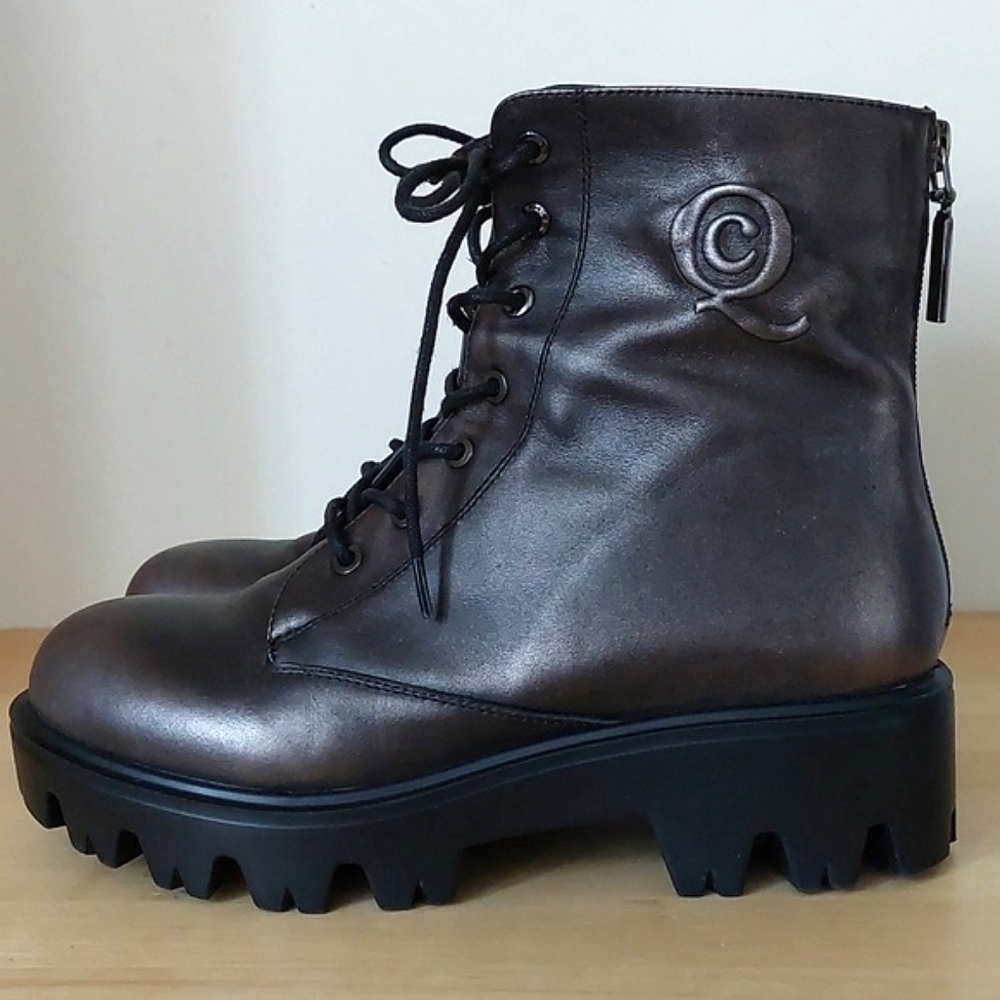 Alexander mcqueen combat boots